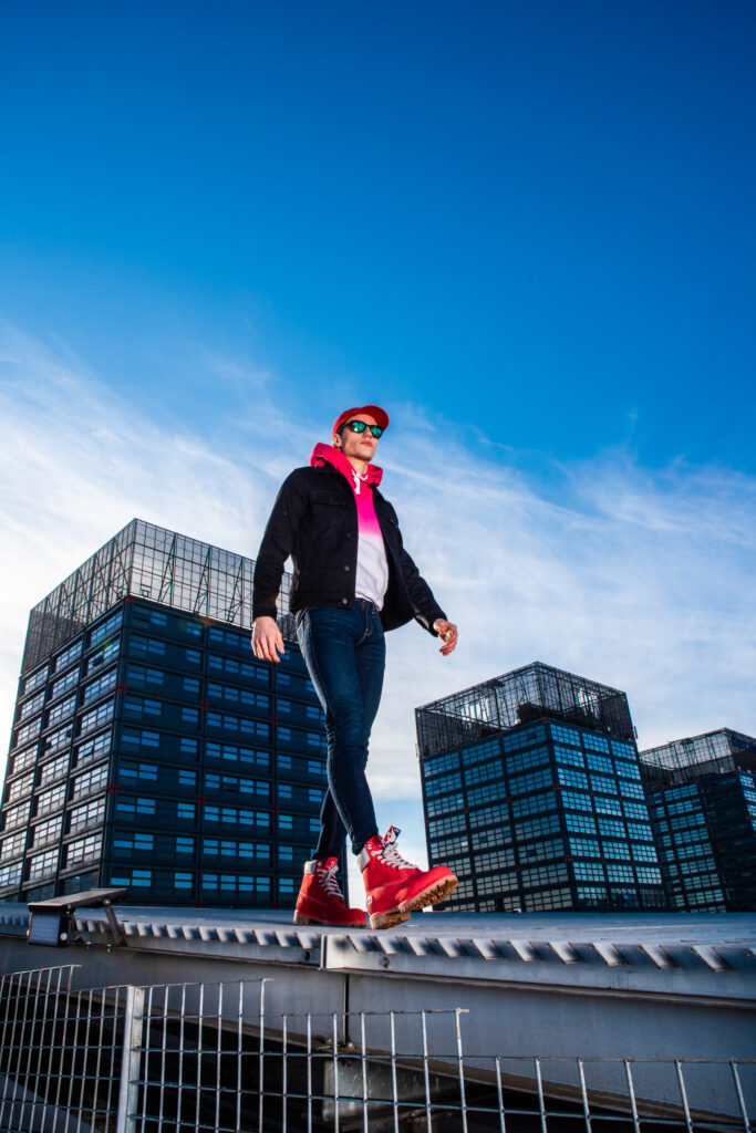 Image tirée de la série "WESTFEILD Roof Top" du photographe Eric Maes