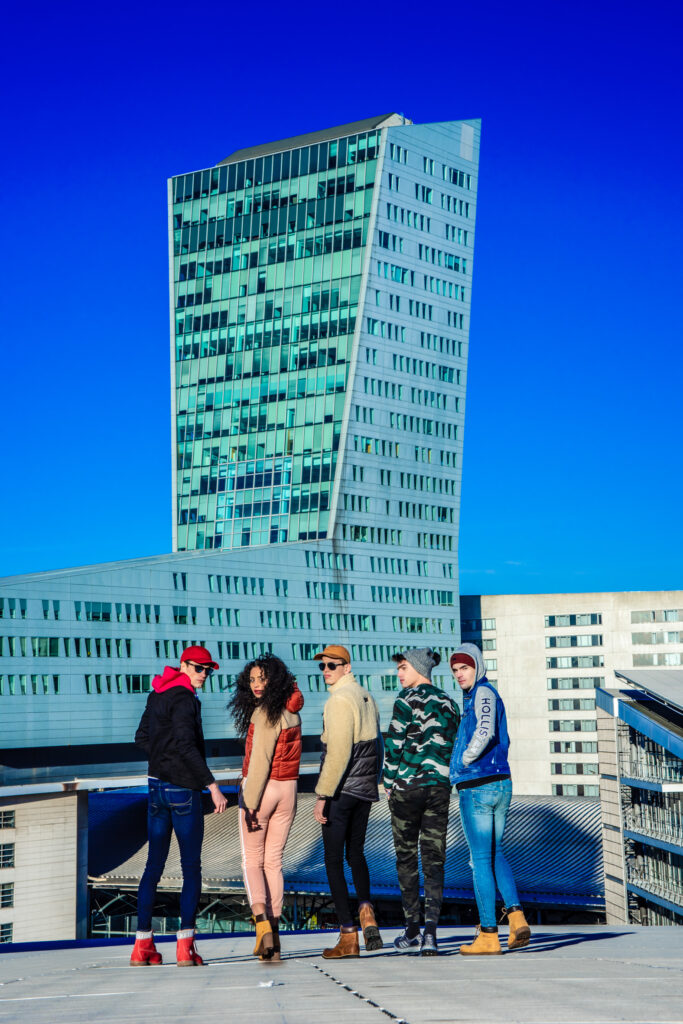 Image tirée de la série "WESTFEILD Roof Top" du photographe Eric Maes